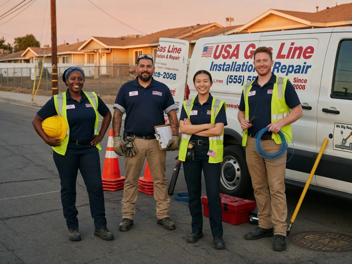 Gas Line Installation company in Hamburg, IA